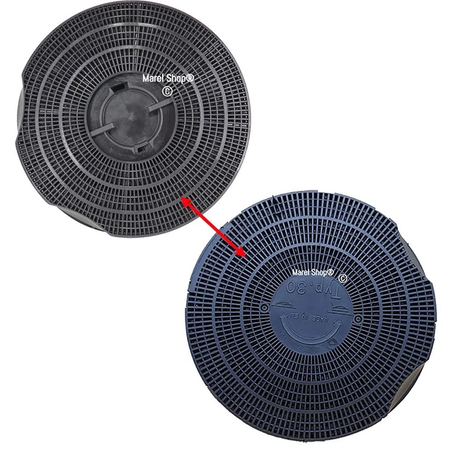 Kit 2 PZ Supporto Fermo Griglia Gancio di Fissaggio per Cappa Elica Turboair RIV