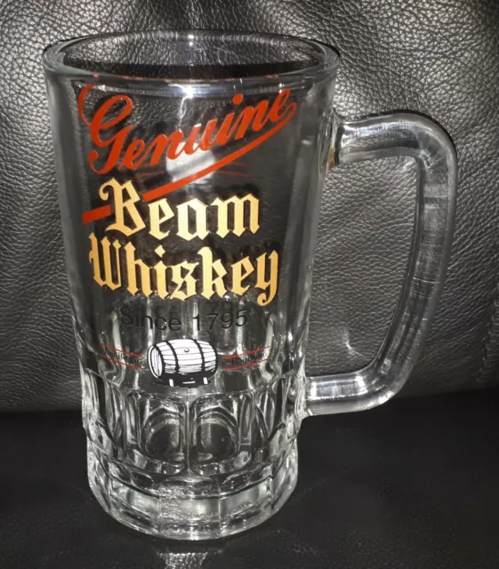 Rare Collectable Jim Beam Bourbon Spirit Glass Mug In Great Used Condition