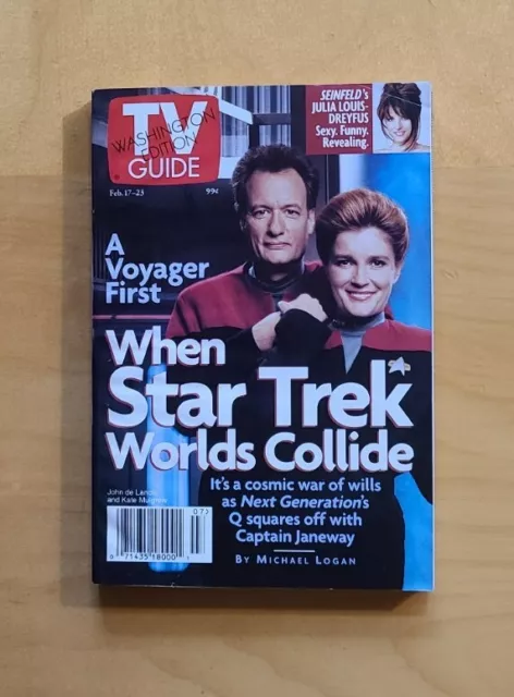 Star Trek: Voyager: TV Guide: "Star Trek Worlds Collide": (Feb 14-23, 1996)