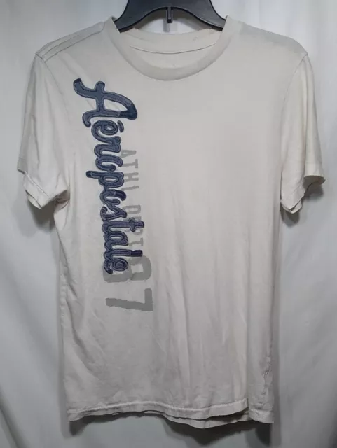 Aeropostale Shirt womens S/P raised letters athletic dept 87 off-white