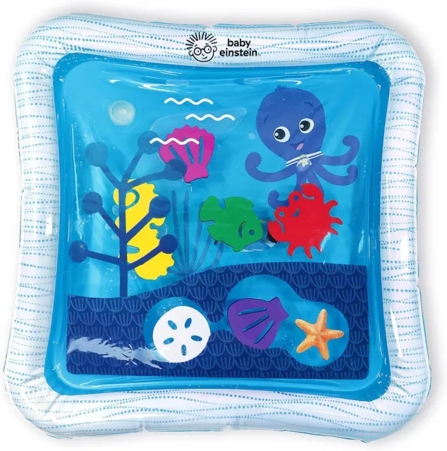 Baby Einstein Tummy Time Water Play Mat, Activity Center and Sensory Toy for Ba
