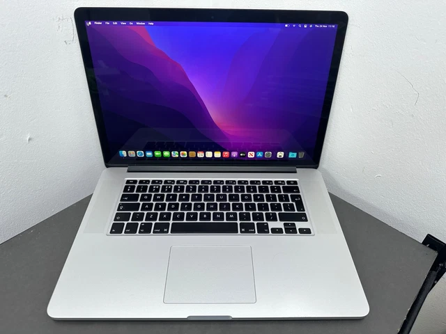 Apple MacBook Pro RETINA 15' 2015 A1398 2.8 ghz I7 QUAD CORE 16 GB 256 SSD DG