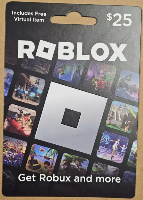 4 $25 ROBLOX Gift Cards : FREE SHIPPING! Physical Card Delivery $65.00 -  PicClick