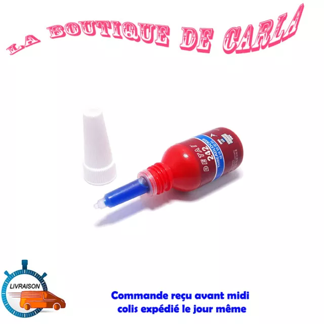 Frein Filet Bleu Force Moyenne Flacon de 10ml équivalent Loctite 243 Freinfilet