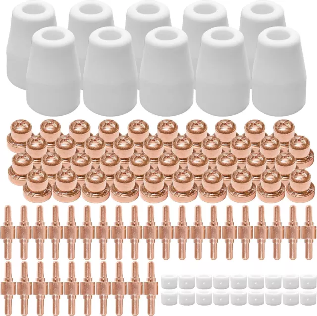 100 Pezzi di Ricambio per Bruciatore a Gas Cut-4/Cut40d, Ugelli Taglio al Plasma