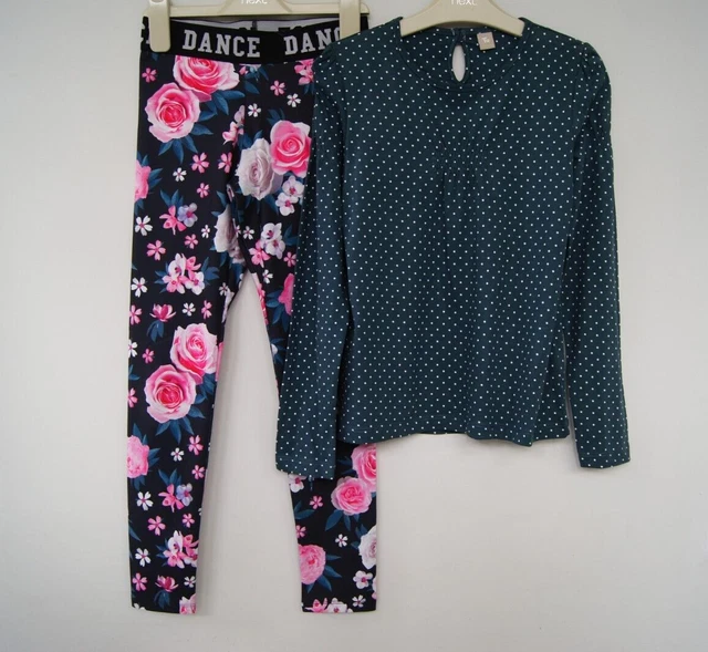 Girls Tops, Leggings, Jeans Bundle Age 9-10 Years New/VGC TU/George Etc 5