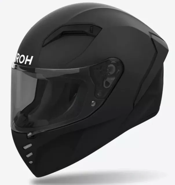 Casco AIROH CONNOR BLACK MATT NERO OPACO INTEGRALE TURISMO