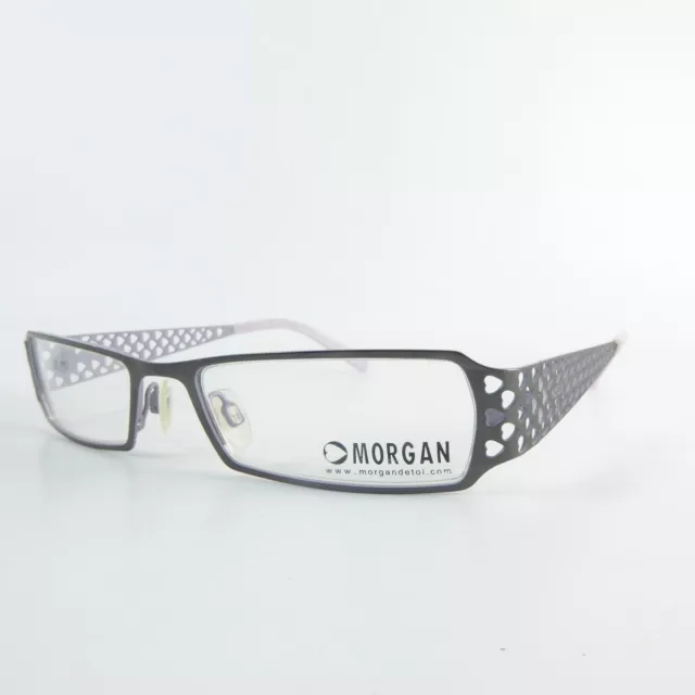 Morgan NEU Ex Display 203058 Damen Vollfelgen silber TJ432 Brille Rahmen Brille