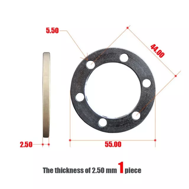 Premium Brake Gasket Spacer for EBike Bike 6 Holes Disc Washer 22 545mm