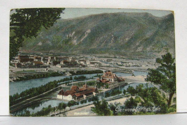 1900’s 1910’s Antique Postcard ~ GLENWOOD SPRINGS, Colorado ~ Free Shipping