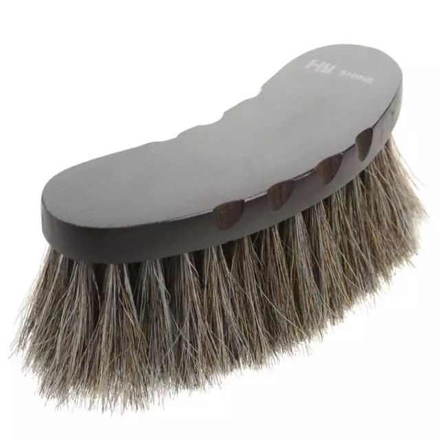 HySHINE Deluxe Half Round Brush With Horse Hair