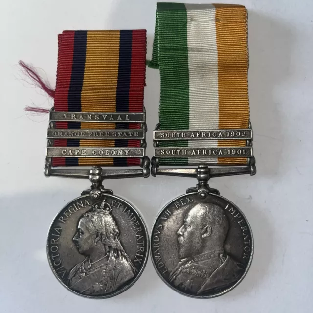 Boer War Pair QSA & KSA 4099 J McRae A&S HIGHRS