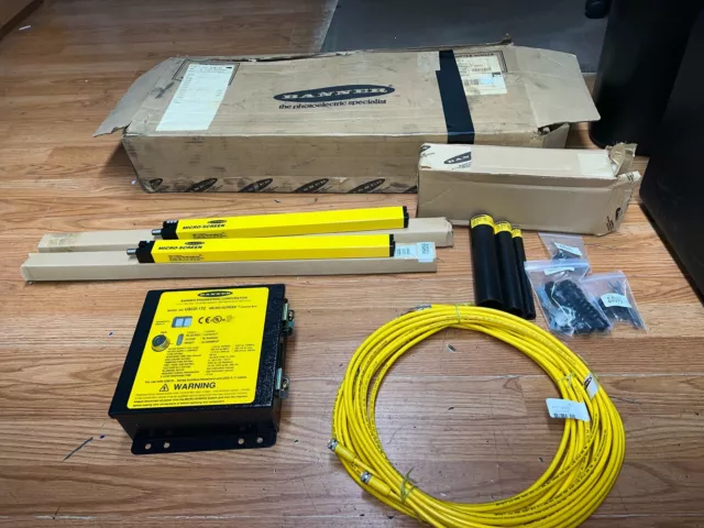 Neuf BANNER Ingénierie Micro-Screen Lumière Rideau Kit