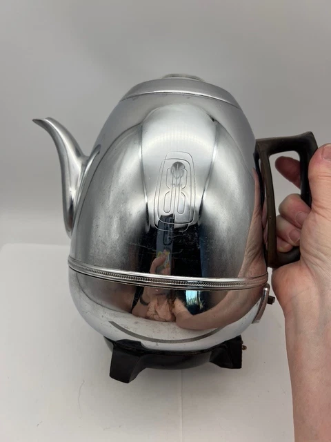 Vtg General Electric Max 86% OFF Aluminum Percolato 119P12 Coffee Automatic