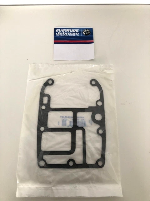 2X Head Cover Gasket Set For Evinrude/Johnson V4 88-140 HP - Fits Part #318358 - Includes Water Cover Gasket