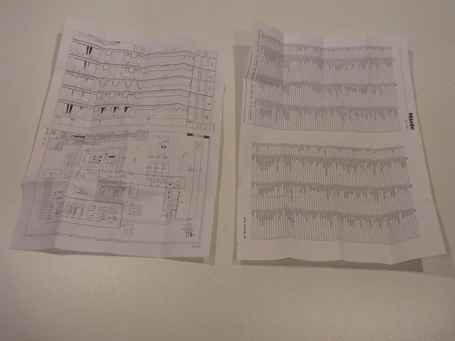 REPARATURANLEITUNG SCHALTPLAN 4933430 4808671 Waschmaschine Miele W935