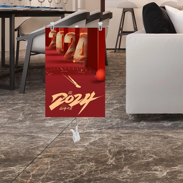 VAIIGO Lot De 6 Support D'Affiche A3 Sur Pied Présentoir Publicitaire Extérieur Réglable, Porte