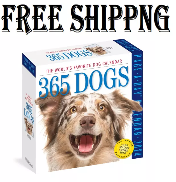 365 DOGS PAGEADAY Calendar 2025 The World's Favorite Dog 12.29
