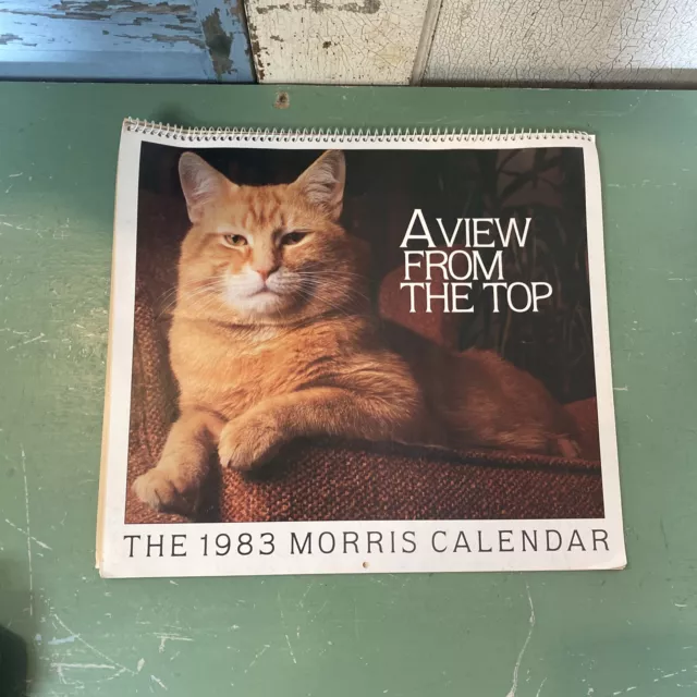 2022 MORRIS THE CAT 9-LIVES Calendar A VIEW FROM THE TOP 1983 Unmarked 2022 MORRIS THE CAT 9-LIVES Calendar A VIEW FROM THE TOP 1983 Unmarked