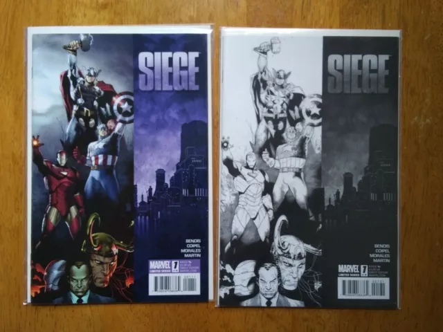 SIEGE #1 to #4 with VARIANTS 26 Book Lot Spiderman Thor  (Marvel 2010)