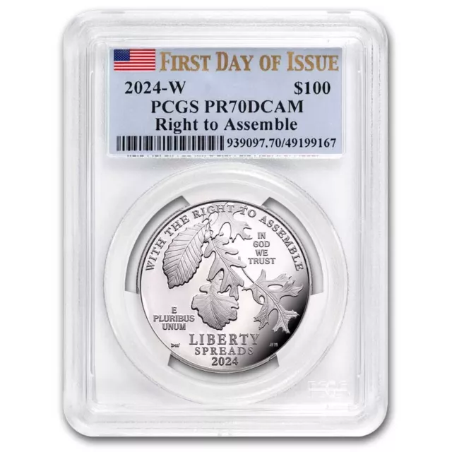 2024-W 1 oz Proof Platinum Eagle PR-70 PCGS (First Day of Issue)