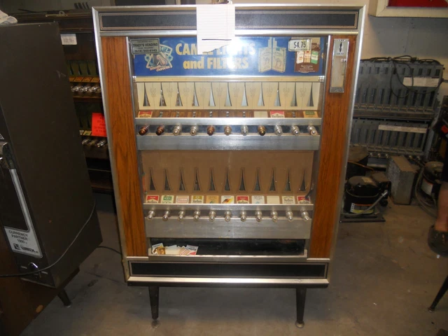 national 222 cigarette vending machine VINTAGE NATIONAL CIGARETTE Vending Machines Crown Series 222 $125.00