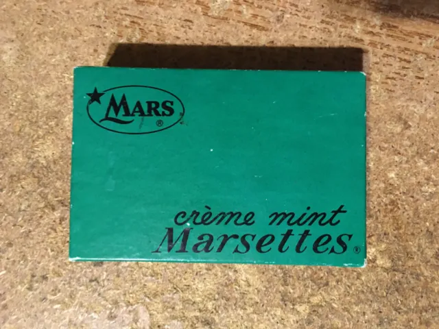 VINTAGE MARSETTES CREME Mints Chocolate Candy Box / Wrongway052 $39.99 ...