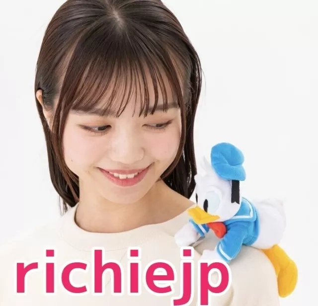 Japan Tokyo Disney Resort 2024 Plush Badge Clip on Shoulder Donald