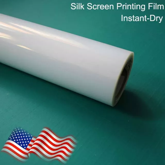 17"x100ft/rollo, impermeable inyección de tinta película de transparencia láctea impresión de serigrafía