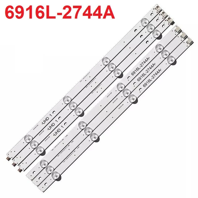 KIT 12 BARRES BANDE LED-Fernseher LG 65UJ63-UHD-A / B / C / D 65UJ5500