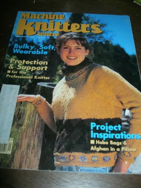 Craft knitting magazines - "Machine knitters source" Volume 13 Number 74