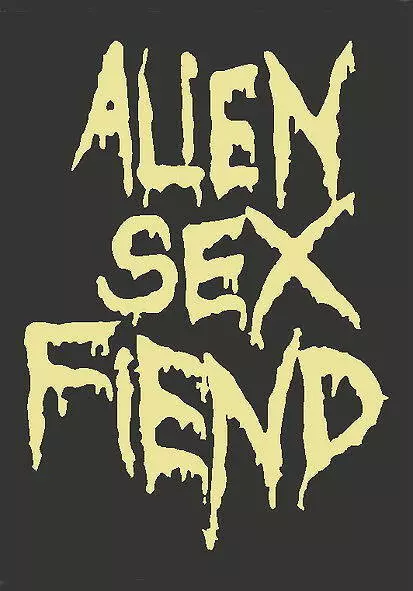 Alien Sex Fiend   Flagge / Fahne  "Logo" Poster Flag