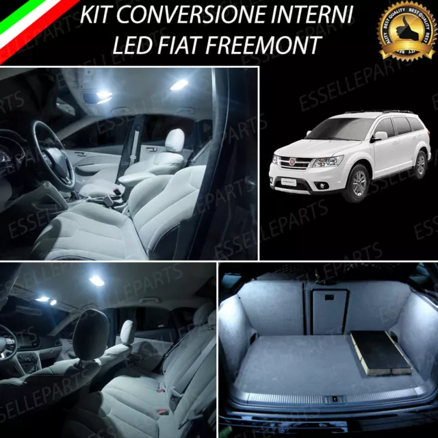 Kit Led Interni Completo Fiat Freemont Canbus 6000K Bianco No Error