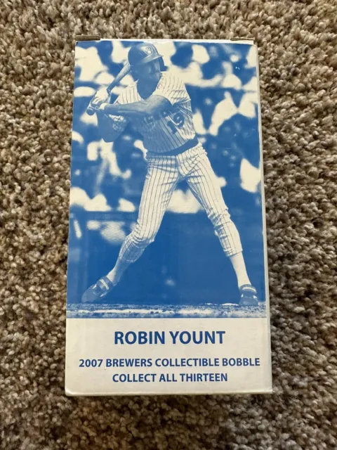 2007 Robin Yount Milwaukee Brewers Mini Bobblehead 1982 World Series NEW NIB