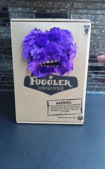 FUGGLER FUNNY UGLY monster FLUFFY PURPLE bat 9