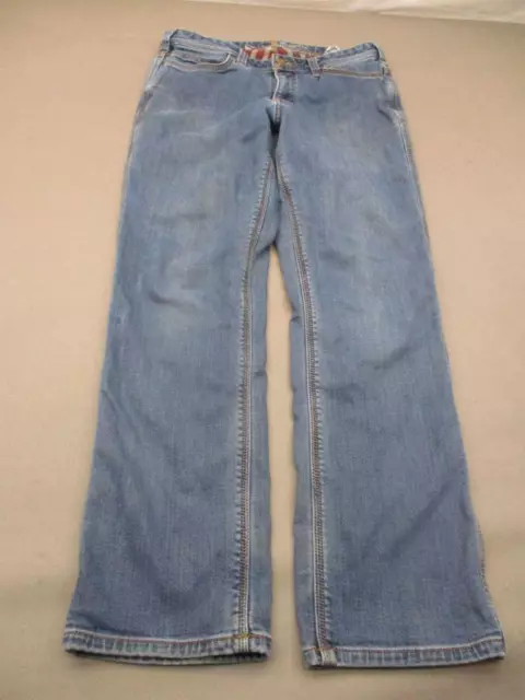 Carhartt Size 10 Womens Boone Flannel Lined Relaxed Fit Straight Jeans T336