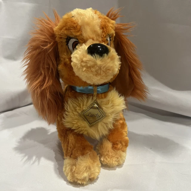 Disney Parks 13” Lady and the Tramp Stuffed Plush Cocker Spaniel Dog