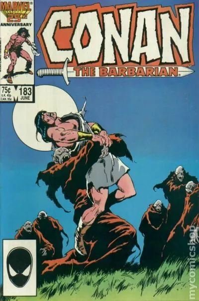 Conan the Barbarian #183 FN 1986 Stock Image