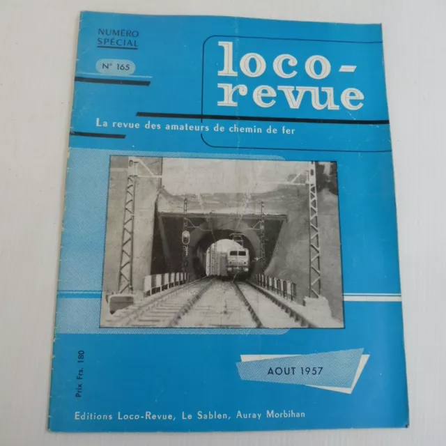 Loco-Revue Ho Revue D'occasion N° 165 Aout 1957