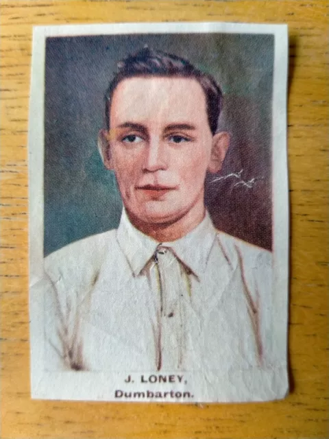 J. Loney Dumbarton DC Thomson Adventure Famous Club Colours & Players 1923