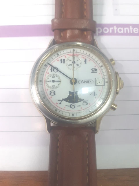 Montre Vintage Hellas Perseo - Mécanique à Remontage Manuel - Cadran Blanc, Boîtier Or 18k Plaqué