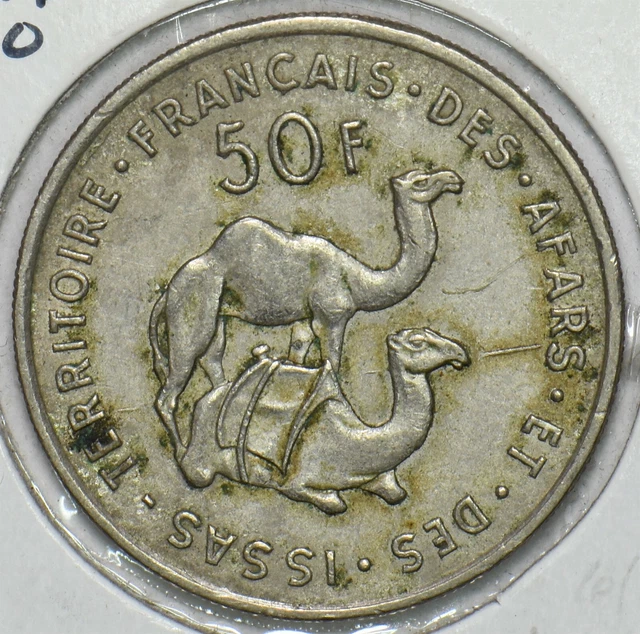 French Colonies 1970 50 Francs Camel animal Afars & Issas 196923 combine shippin