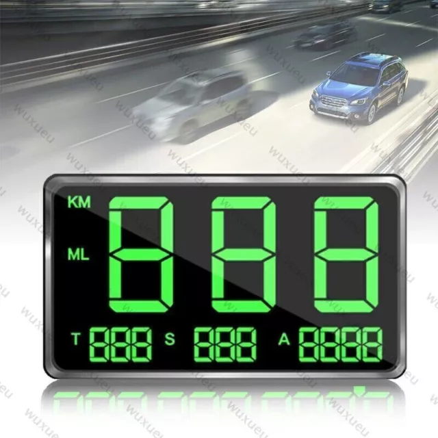 Head up Display Auto HUD GPS Tachometer 4,5 Zoll MPH/KMH Geschwindigkeitsmesser 3