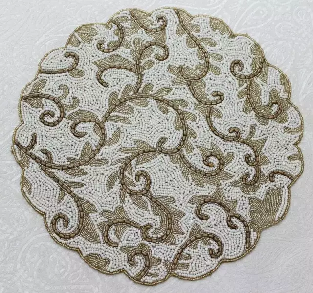 Glass Handmade Beaded PLACEMATS DECORATION Perfect for Gift & All Occassion
