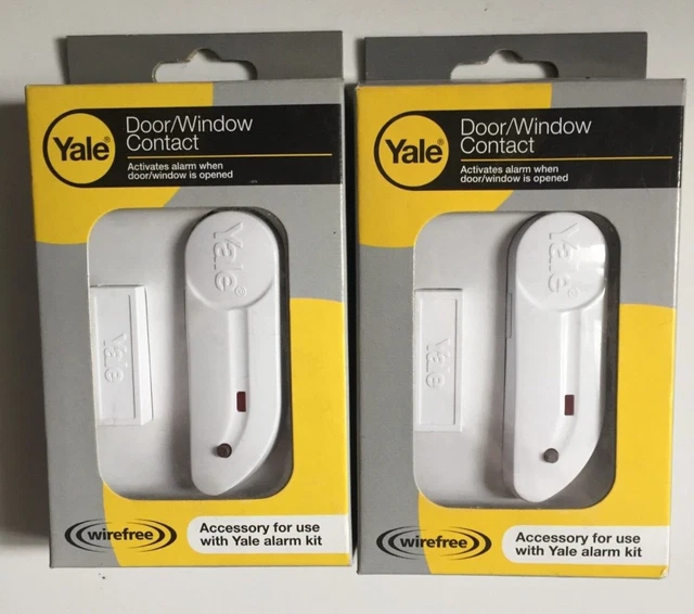 2 accesorios de alarma Yale Locks HSA6010 - contacto puerta y ventana