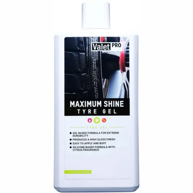 ValetPRO Maximum Shine Tyre Gel Restore and Protect Gloss Finish - 500ml