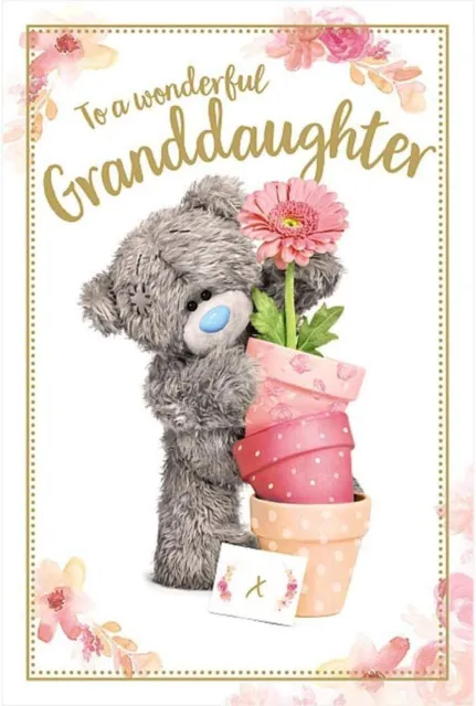 Granddaughter Me To You Bear Tatty Teddy Carte Blanche PhotoFinish Birthday Car