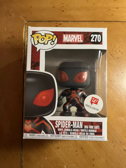 Funko Pop! Marvel Spider-Man Big Time Suit #270 Walgreens Exclusive Vinyl Figure