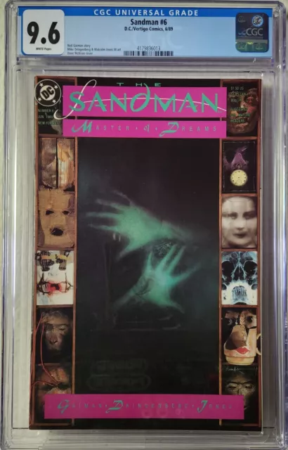 Sandman #6 CGC 9.6 DC/Vertigo 1989 Neil Gaiman  Dave McKean