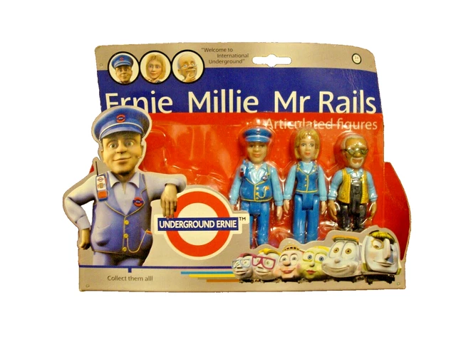 Mr Rails Shuttle UNDERGROUND ERNIE ERNIE Millie Mr Rails Articulated Figures 1413469 New ...